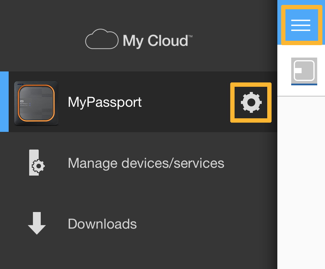 wd my cloud settings app for mac